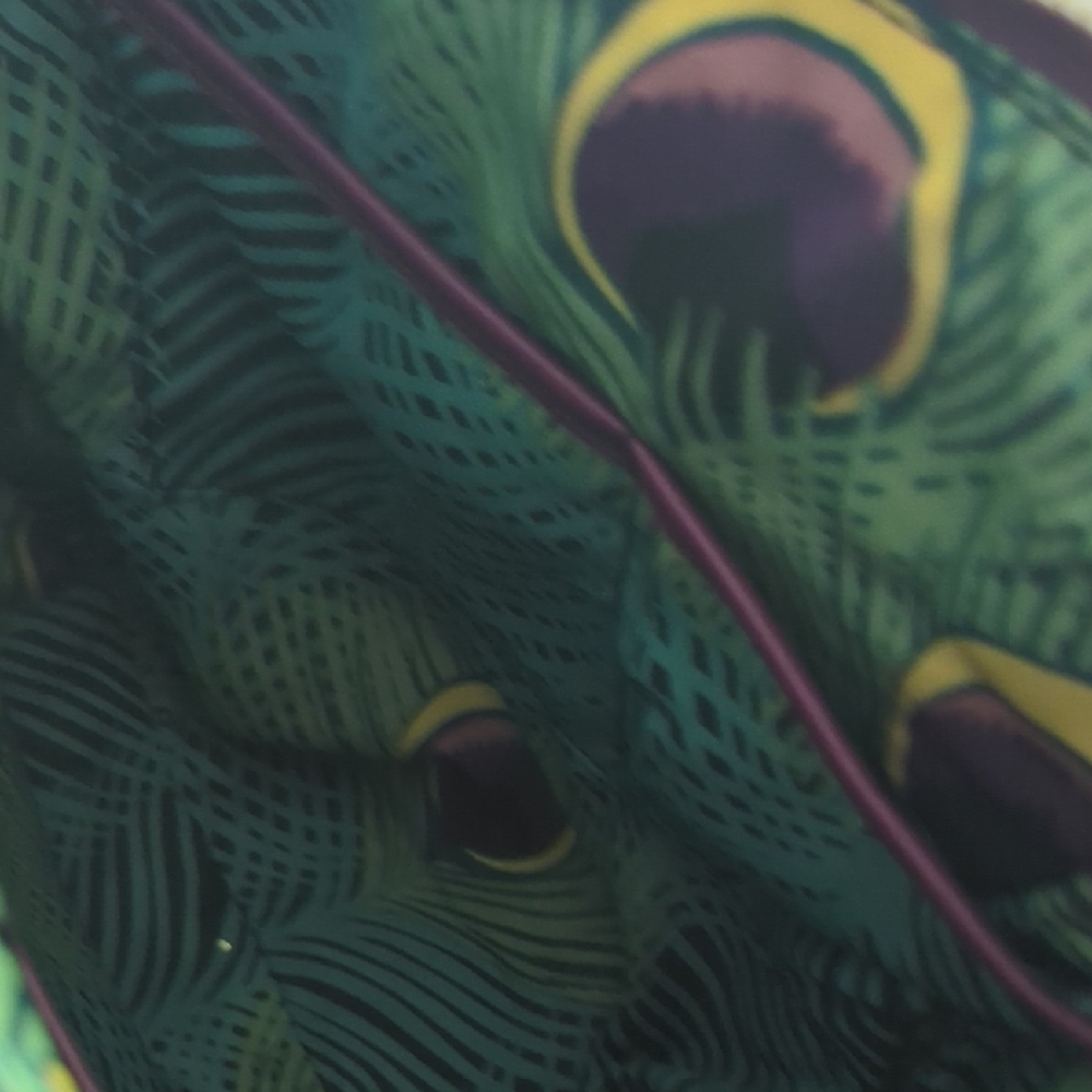 IMAN Rich Purple Tote with Gold Accents - Picture 7 of 10